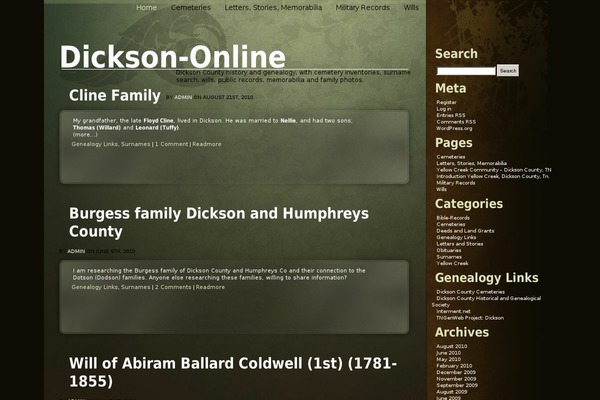 dickson-online.com site used Organic