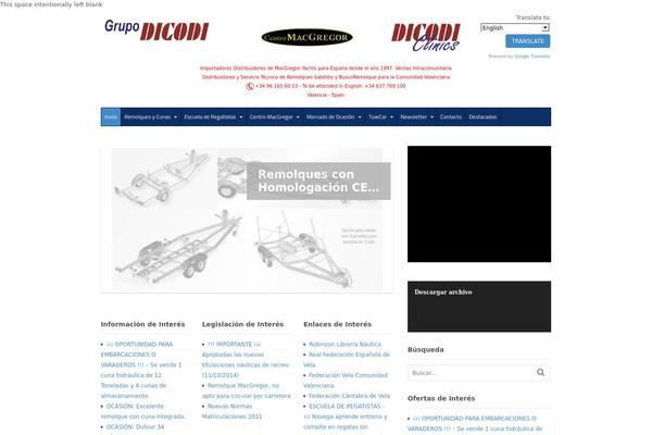 WordPress website example screenshot