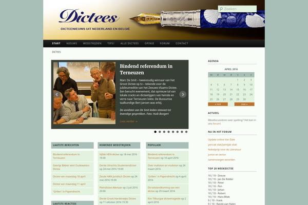dictees.nl site used Dicteestheme2018