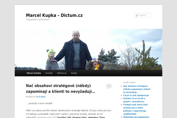 dictum.cz site used Drape