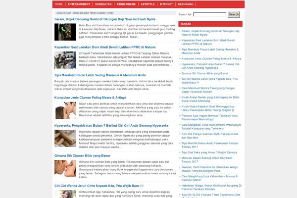 WordPress website example screenshot