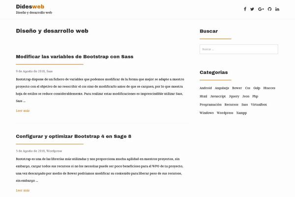 Site using Asesor de Cookies para normativa española plugin