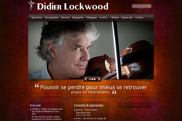 didierlockwood.com site used Myband