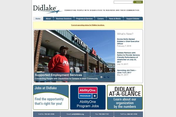 didlake.org site used Didlake