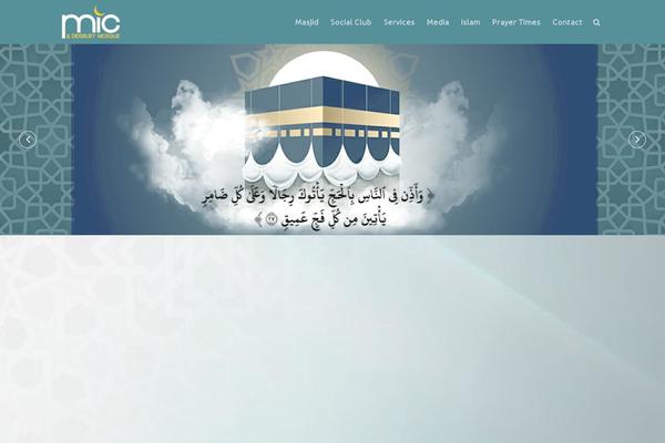 Site using MasjidNow Prayer Timings for Mosques plugin