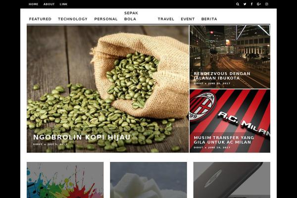 WordPress website example screenshot