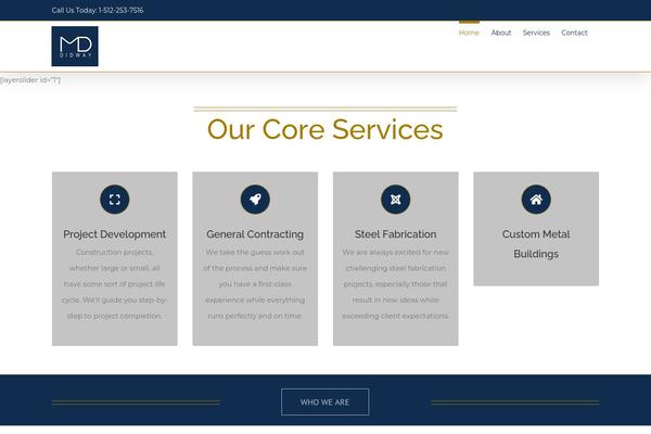 WordPress website example screenshot