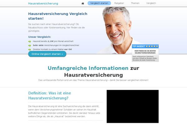 die-hausratversicherung.eu site used Insurance_landingpage