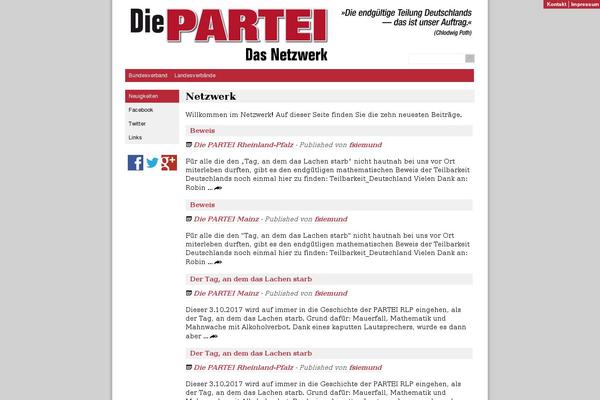 diepartei theme websites examples