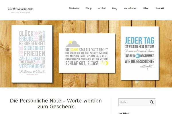 die-persoenliche-note.de site used Die-persoenliche-note-2015