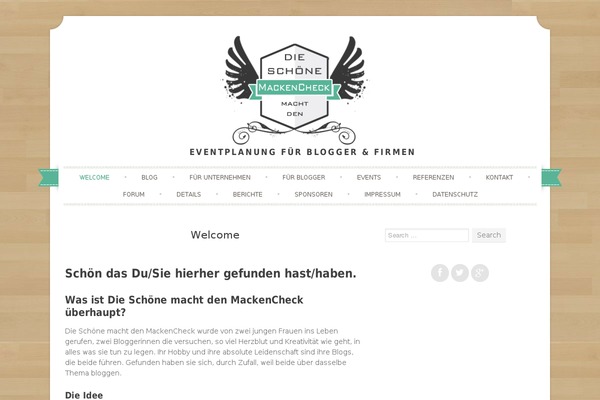 Sugar and Spice theme site design template sample