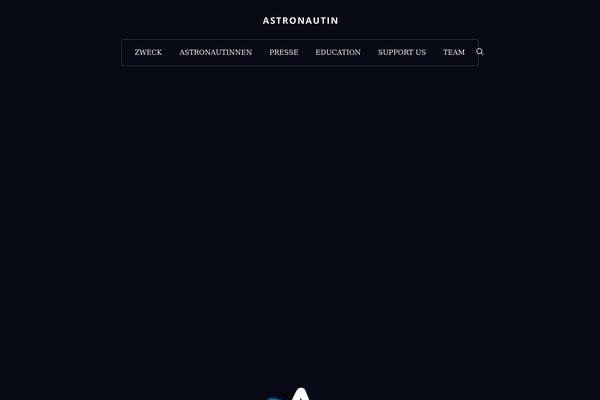 dieastronautin.de site used Eventfive_astronautin_website