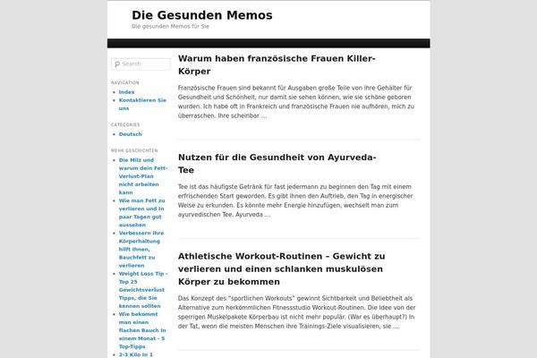 WordPress website example screenshot