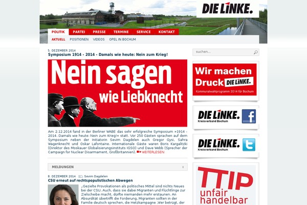 dielinke-bochum.de site used Die-linke