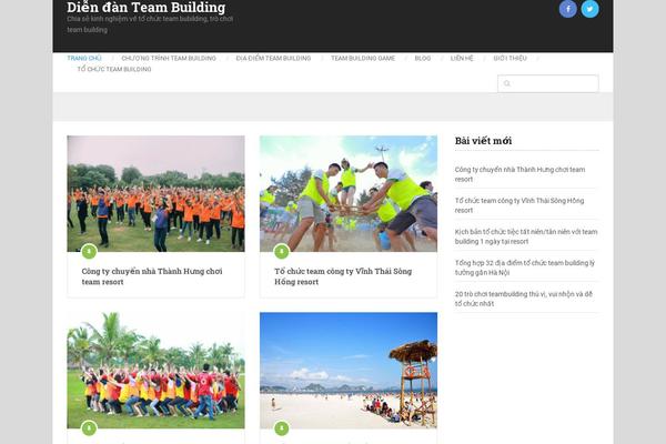 diendanteambuilding.com site used Ad-sense