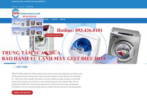 Flatsome theme site design template sample