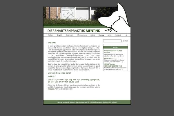 dierenartsmentink.nl site used Mentink