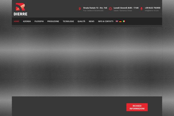 Mist theme site design template sample