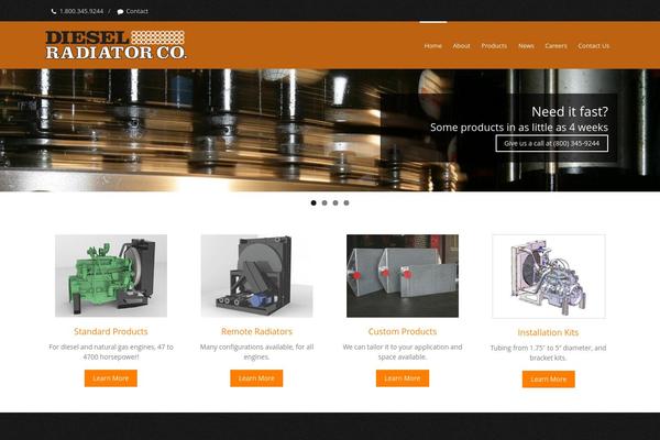 dieselradiator.com site used Optik-theme-1-impact