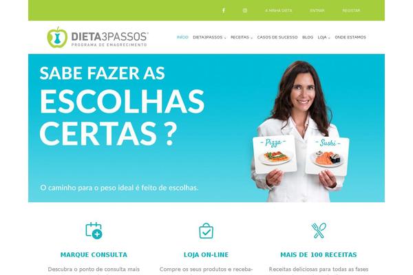 dieta3passos.pt site used Dieta3passos