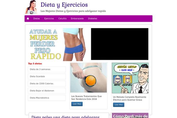 dietaejercicios.com site used Petruxframework