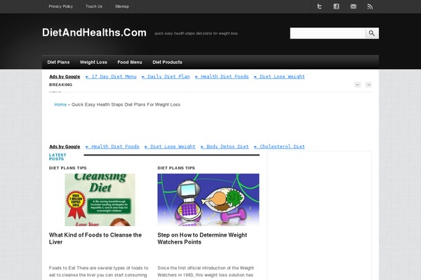 dietandhealths.com site used BlackLight