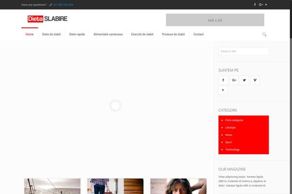 BeTheme Child theme site design template sample