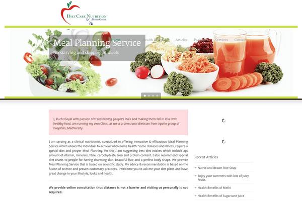 dietcarenutrition.com site used Green Earth