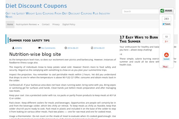 WordPress website example screenshot