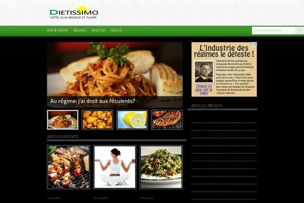 Foodpress theme site design template sample