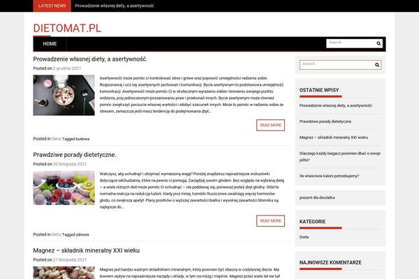 dietomat.pl site used Profitmag-child