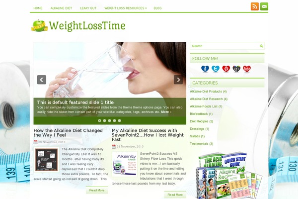 diettoalkaline.com site used Weightlosstime