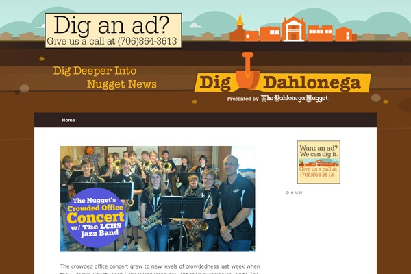 WordPress website example screenshot