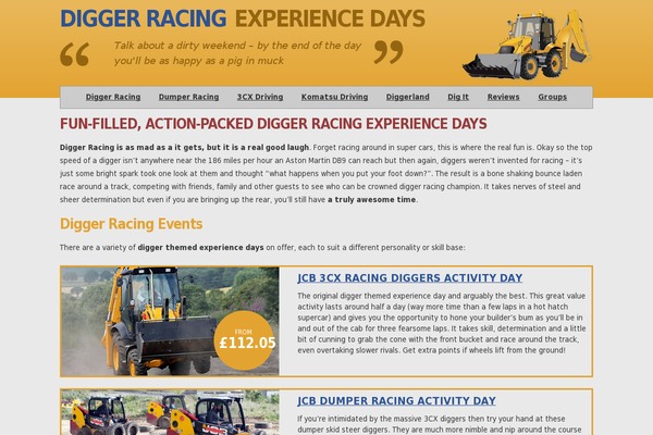 diggerracing.co.uk site used Dr2015
