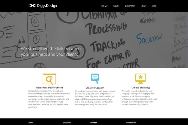 WordPress website example screenshot