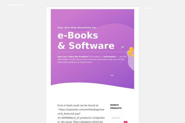 Site using Clickbank-storefront plugin