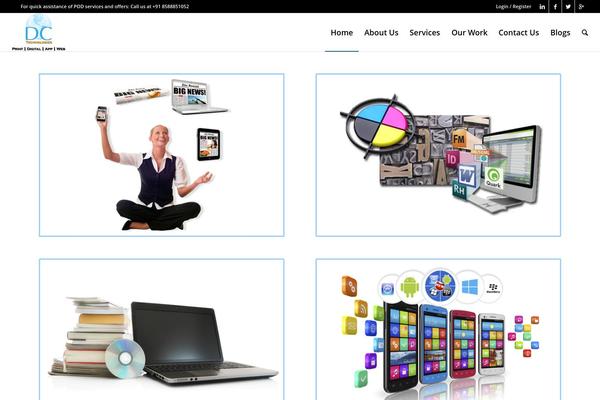 WordPress website example screenshot