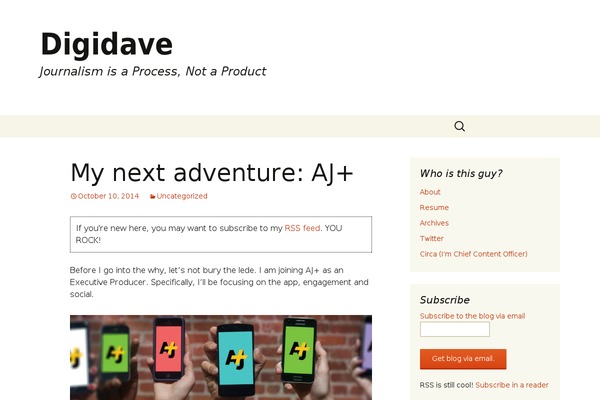 digidave.org site used Placid