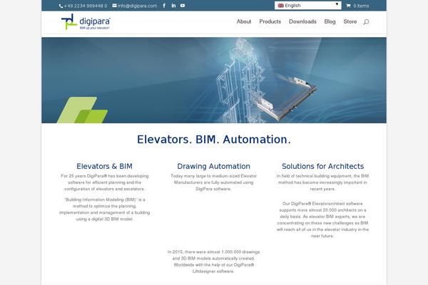 WordPress website example screenshot