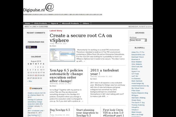 digipulse.nl site used Magazine-basic.2.3.3
