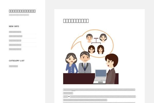 Twenty Fifteen theme site design template sample