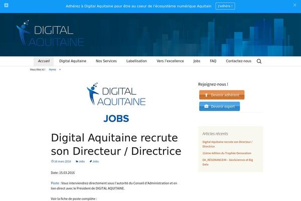 digital-aquitaine.com site used Da