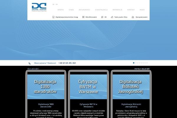 Dc theme site design template sample