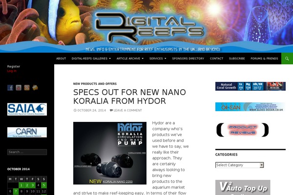 Twenty Fourteen theme site design template sample