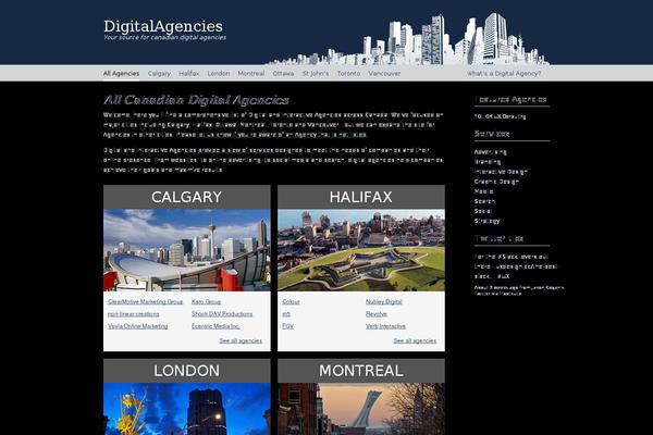 Big City theme site design template sample