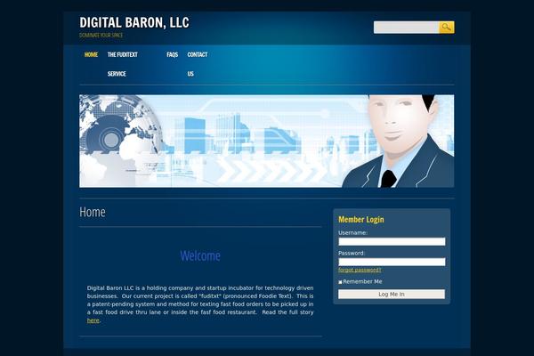 digitalbaron.com site used Wp-bootstrap-starter-child