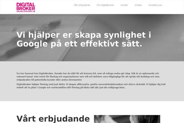 digitalbroker.se site used Myweb