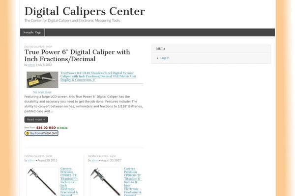WordPress website example screenshot