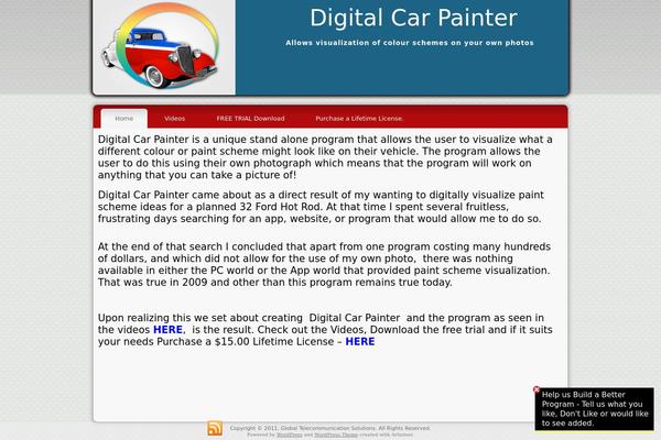 digitalcarpainter.com site used Newtheme2