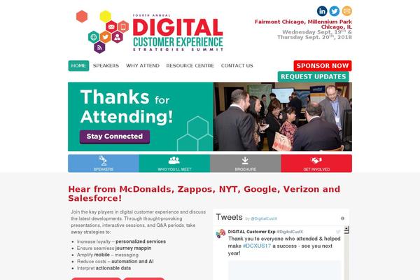 digitalcustomerexp.com site used Idconference